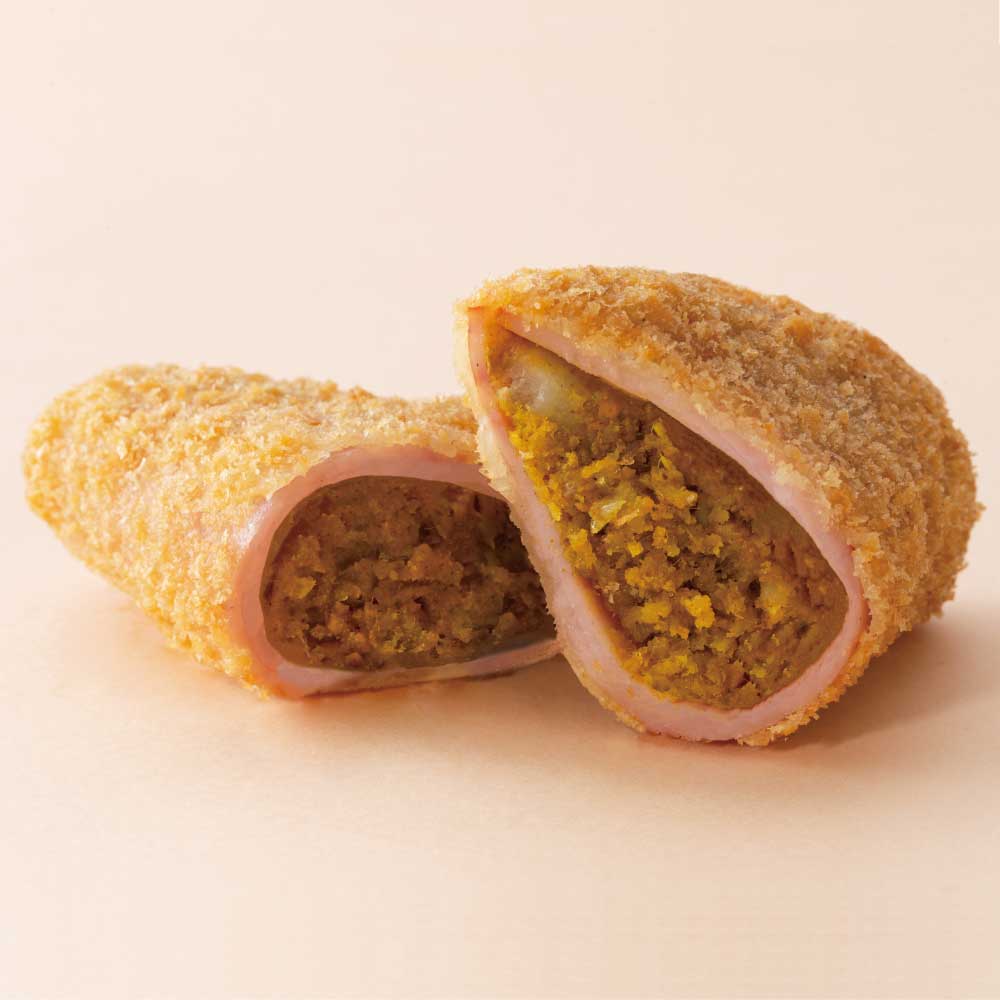 カネコロ ハムカレーコロッケ 揚冷凍3コ入り(冷凍限定商品)