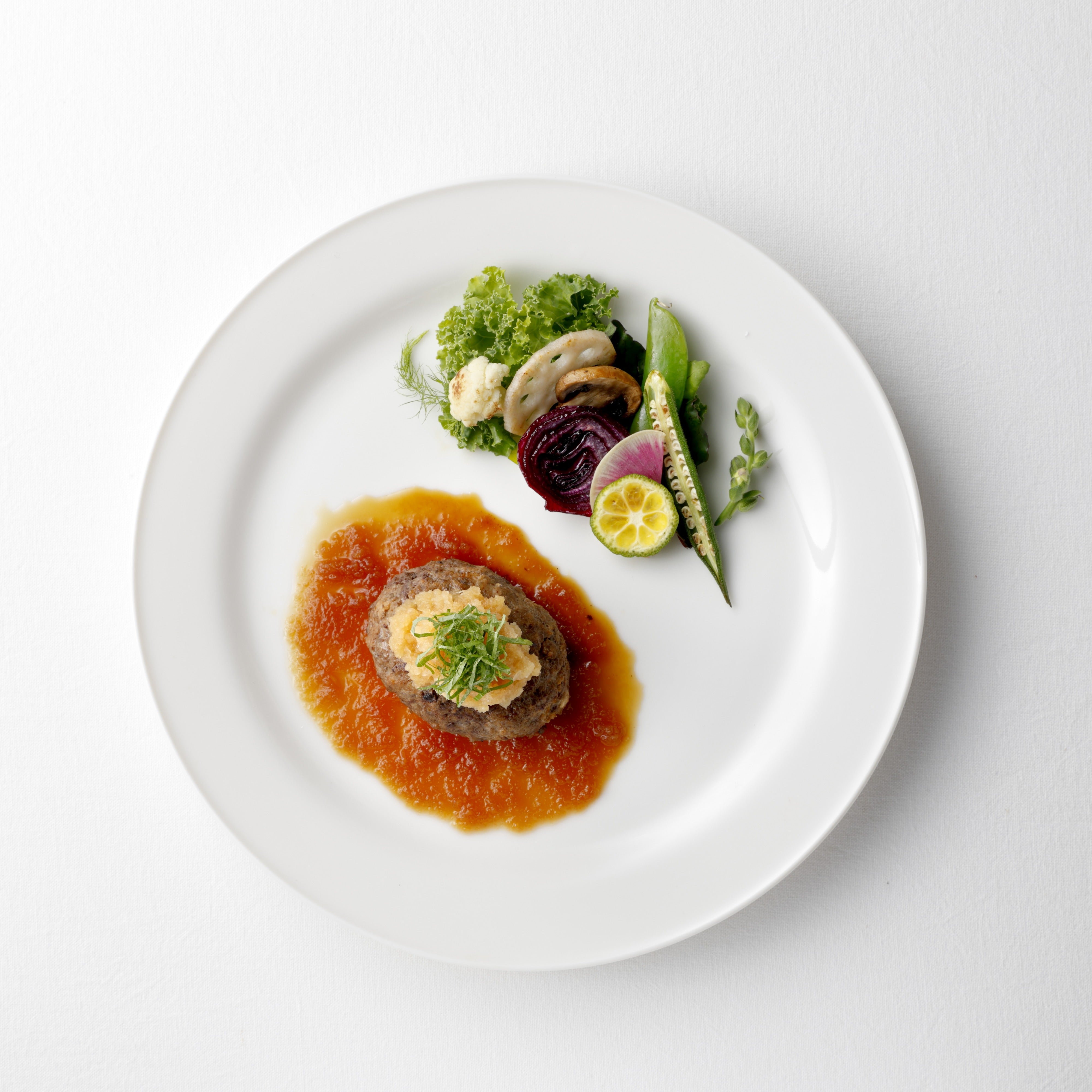 かねきち山本。レンチン | 近江牛おろしハンバーグ <冷凍限定商品>